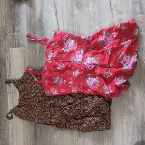 flower dress and romper